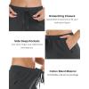imageStelle Womens Bermuda Knee Length Athletic Exercise Running Lounge Sweat Shorts10 Grey