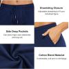 imageStelle Womens Bermuda Knee Length Athletic Exercise Running Lounge Sweat Shorts10 Navy
