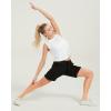 imageStelle Womens Bermuda Knee Length Athletic Exercise Running Lounge Sweat Shorts7 Black