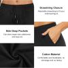 imageStelle Womens Bermuda Knee Length Athletic Exercise Running Lounge Sweat Shorts7 Black