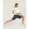 imageStelle Womens Bermuda Knee Length Athletic Exercise Running Lounge Sweat Shorts7 Charcoal