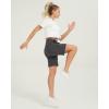 imageStelle Womens Bermuda Knee Length Athletic Exercise Running Lounge Sweat Shorts7 Charcoal