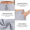 imageStelle Womens Bermuda Knee Length Athletic Exercise Running Lounge Sweat Shorts7 Lightgrey