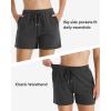 imageStelle Womens Drawstring Sweat Shorts Comfy Elastic Shorts Workout Lounge Shorts with PocketsCharcoal