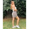 imageStelle Womens Drawstring Sweat Shorts Comfy Elastic Shorts Workout Lounge Shorts with PocketsGrey Khaki