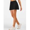 imageStelle Womens High Waisted Pleated Tennis Skirts Golf Skorts with Inner Shorts for Athletic Running Workout PickleballBlack2 Upside Pockets