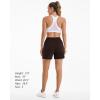 imageStelle Womens Sweat Shorts Casual Drawstring Shorts Comfy Cotton High Waisted Workout Lounge Shorts with PocketsCoffee