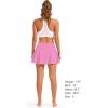 imageStelle Womens Tennis Golf Skirts High Waisted with Pockets Inner Shorts for Athletic Skorts Sports Running PickleballCotton Candy