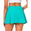 imageStelle Womens Tennis Golf Skirts High Waisted with Pockets Inner Shorts for Athletic Skorts Sports Running PickleballTurquoise