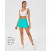 imageStelle Womens Tennis Golf Skirts High Waisted with Pockets Inner Shorts for Athletic Skorts Sports Running PickleballTurquoise