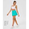 imageStelle Womens Tennis Golf Skirts High Waisted with Pockets Inner Shorts for Athletic Skorts Sports Running PickleballTurquoise