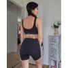 imageStelle High Waist Biker Shorts 5quot Inseam Workout Shorts for Women Tummy Control Gym Yoga Shorts with 2 Side PocketsBlack