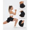 imageStelle High Waist Biker Shorts 5quot Inseam Workout Shorts for Women Tummy Control Gym Yoga Shorts with 2 Side PocketsBlack