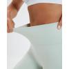 imageStelle High Waist Biker Shorts 5quot Inseam Workout Shorts for Women Tummy Control Gym Yoga Shorts with 2 Side PocketsMint Green