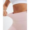 imageStelle High Waist Biker Shorts 5quot Inseam Workout Shorts for Women Tummy Control Gym Yoga Shorts with 2 Side PocketsRose Clay