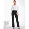 imageStelle Women 28quot30quot 32quot Bootcut Dress Pants Business Casual Work Pants with Pockets Pull On Regular Slacks for Office28 Black
