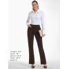 imageStelle Women 28quot30quot 32quot Bootcut Dress Pants Business Casual Work Pants with Pockets Pull On Regular Slacks for Office28 Coffee