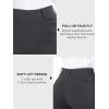 imageStelle Women 28quot30quot 32quot Bootcut Dress Pants Business Casual Work Pants with Pockets Pull On Regular Slacks for Office30 Charcoal
