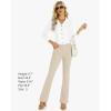 imageStelle Women 28quot30quot 32quot Bootcut Dress Pants Business Casual Work Pants with Pockets Pull On Regular Slacks for Office30 Dune