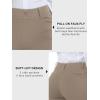 imageStelle Women 28quot30quot 32quot Bootcut Dress Pants Business Casual Work Pants with Pockets Pull On Regular Slacks for Office30 Grey Khaki