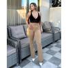 imageStelle Women 28quot30quot 32quot Bootcut Dress Pants Business Casual Work Pants with Pockets Pull On Regular Slacks for Office30 Khaki