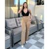 imageStelle Women 28quot30quot 32quot Bootcut Dress Pants Business Casual Work Pants with Pockets Pull On Regular Slacks for Office30 Khaki