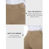 imageStelle Women 28quot30quot 32quot Bootcut Dress Pants Business Casual Work Pants with Pockets Pull On Regular Slacks for Office30 Khaki