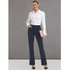 imageStelle Women 28quot30quot 32quot Bootcut Dress Pants Business Casual Work Pants with Pockets Pull On Regular Slacks for Office32 Navy