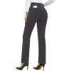 imageStelle Womens 30quot Straight Leg Dress Pants High Waisted Slacks Dress Pants for Office Work with 4 PocketsCharcoal