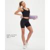 imageStelle Womens 8quot 5quot High Waist Biker Shorts Yoga Shorts with Pockets Tummy Control Workout Shorts for Running Gym5 Black