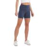 imageStelle Womens 8quot 5quot High Waist Biker Shorts Yoga Shorts with Pockets Tummy Control Workout Shorts for Running Gym5 Grey Blue