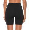 imageStelle Womens 8quot 5quot High Waist Biker Shorts Yoga Shorts with Pockets Tummy Control Workout Shorts for Running Gym8 Black
