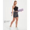 imageStelle Womens 8quot 5quot High Waist Biker Shorts Yoga Shorts with Pockets Tummy Control Workout Shorts for Running Gym8 Charcoal