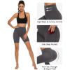 imageStelle Womens 8quot 5quot High Waist Biker Shorts Yoga Shorts with Pockets Tummy Control Workout Shorts for Running Gym8 Charcoal