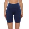 imageStelle Womens 8quot 5quot High Waist Biker Shorts Yoga Shorts with Pockets Tummy Control Workout Shorts for Running Gym8 Royal Blue