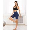 imageStelle Womens 8quot 5quot High Waist Biker Shorts Yoga Shorts with Pockets Tummy Control Workout Shorts for Running Gym8 Royal Blue