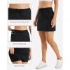 imageStelle Womens Golf Skort Skirts 16quot Hiking Skort for Tennis Outdoors Quick Drying Athletic Workout Skort with PocketsBlack