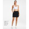 imageStelle Womens Golf Skort Skirts 16quot Hiking Skort for Tennis Outdoors Quick Drying Athletic Workout Skort with PocketsBlack