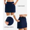imageStelle Womens Golf Skort Skirts 16quot Hiking Skort for Tennis Outdoors Quick Drying Athletic Workout Skort with PocketsNavy