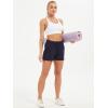 imageStelle Womens Hiking Shorts Workout Athletic Gym Running Lounge Shorts with Side Pocket 3Navy