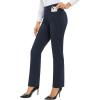 imageStelle Womens 30quot Straight Leg Dress Pants High Waisted Slacks Dress Pants for Office Work with 4 PocketsNavy