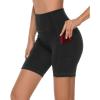 imageStelle Womens 8quot 5quot High Waist Biker Shorts Yoga Shorts with Pockets Tummy Control Workout Shorts for Running Gym5 Black