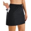 imageStelle Womens Golf Skort Skirts 16quot Hiking Skort for Tennis Outdoors Quick Drying Athletic Workout Skort with PocketsBlack