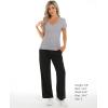 imageStell Womens T Shirts Short Sleeve V Neck Basic Tee Casual Loose Fit Tops Lightweight Soft Summer Outfits ClothesGrey
