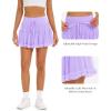 imageStelle Womens High Waist Skorts Ruffle Hem Flowy Skirts Mini Tiered Short Skirt Casual SummerLilac