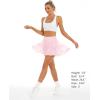 imageStelle Womens Pleated Tennis Skirts High Waisted Ruffle Mini Skirt with Pockets Inner Shorts for Athletic Sports RunningBallet Pink