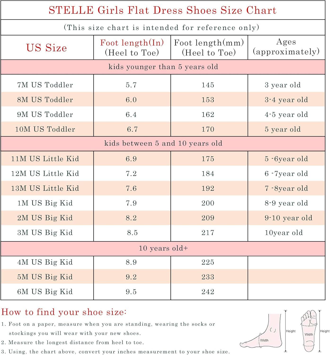 imageStelle Girls Glitter Dress Shoes Flower Wedding Mary Jane Ballet Flats with Strap ToddlerLittleBig KidsWhite