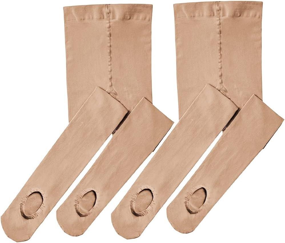 imageStelle Girls Women Ballet Dance Convertible Tights Ultra Soft Pro Transition Tights2pair Tan