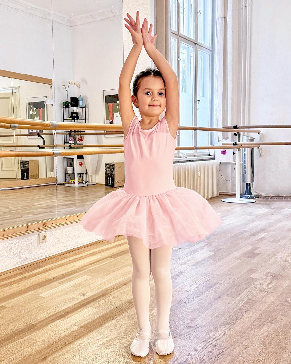 imageStelle Girls Women Ballet Dance Convertible Tights Ultra Soft Pro Transition Tights3packballet Pink