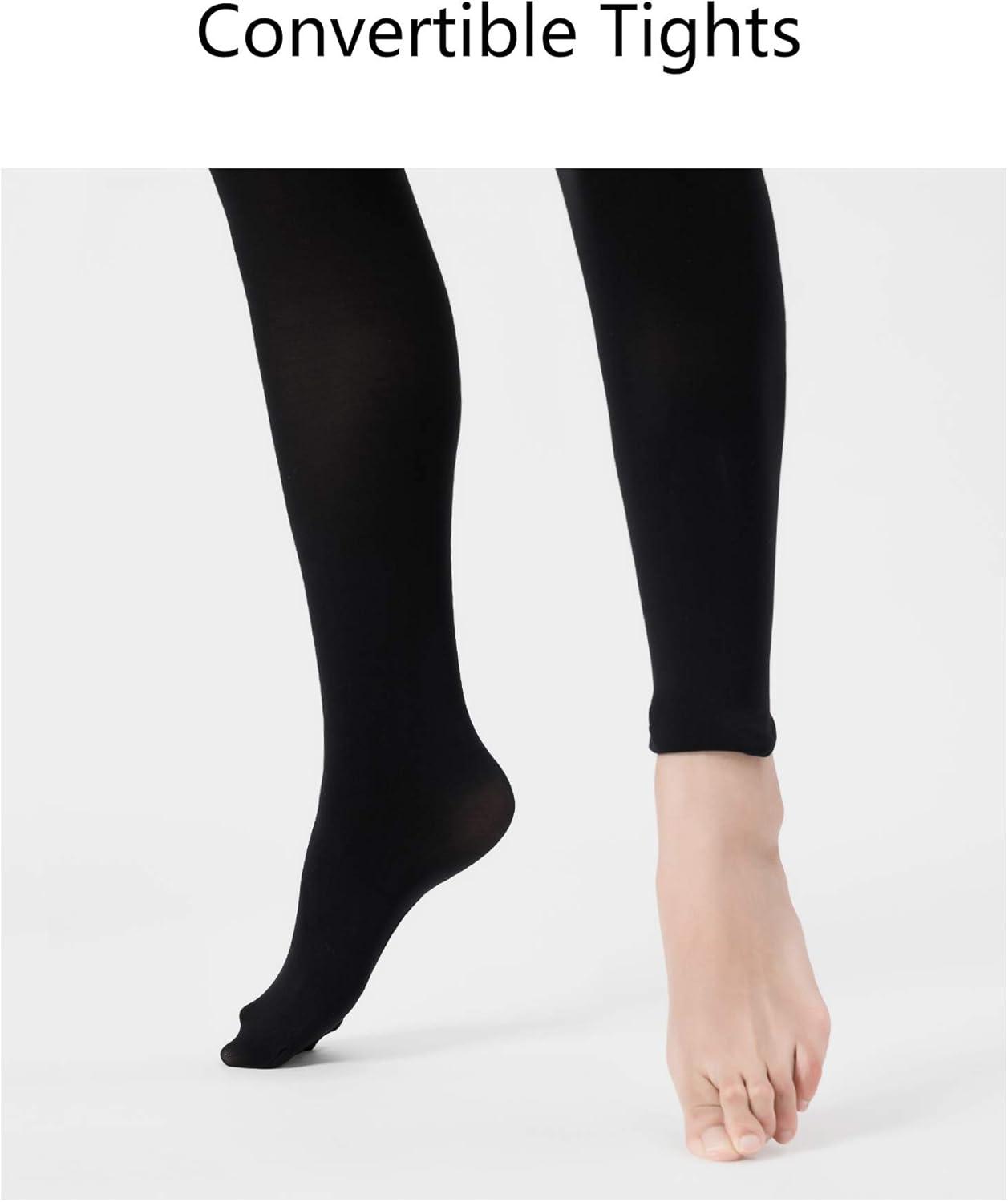 imageStelle Girls Women Ballet Dance Convertible Tights Ultra Soft Pro Transition TightsBlack